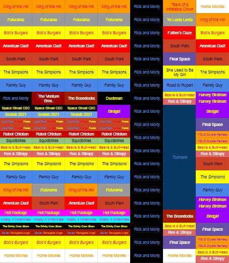 Adultswim schedule - Customize your own schedule Select your drop-in area of interest and then refine your search using filters by facility, day of the week, and more to find the program you're looking for. Narrow down your results even further by entering keywords like "length swim" and then selecting the location, etc. before clicking on the search tool (magnifying glass).